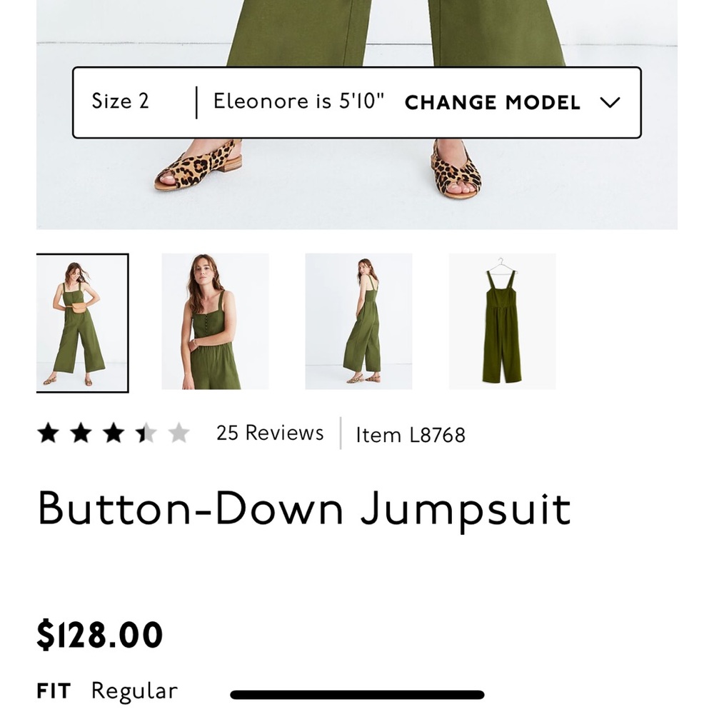 Madewell Button Down Jumpsuit - image 3